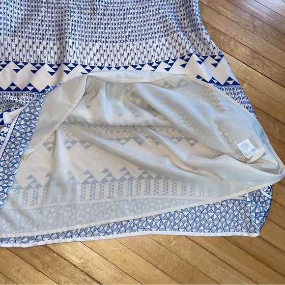 Madewell Poppy Dress in Ionian Tile Tie Sleeve Retro Coquette Tomato Girl - Picture 9 of 16